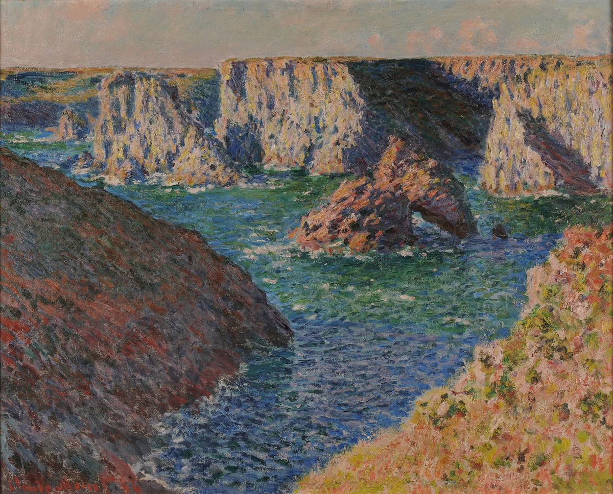 Le rocce di Belle Île - Musée des Beaux, Arts, Reims